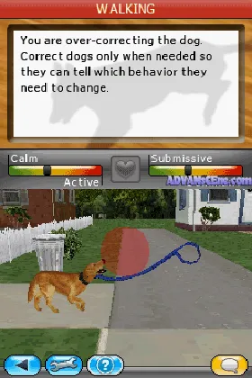 Cesar Millan's Dog Whisperer (USA) (En,Fr,Es) screen shot game playing